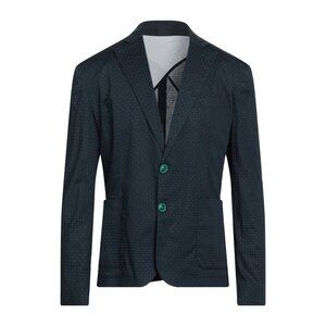 Neill Katter Men's Italian Suit Jacket Midnight Blue Size 40 US /50 Italy Blazer